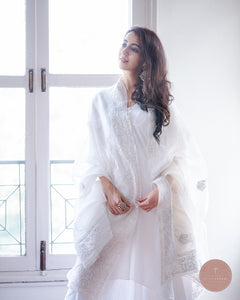 Afreen Mirza Chikan Mukaish Odhani